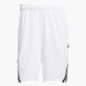 adidas Legends 3-Streifen Basketball Shorts Weiß 132180 1