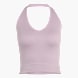 adidas Workout Essentials Knit Neckholder T-Shirt Lila 156860 1