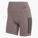 adidas Optime Workout 3-Streifen kurze Leggings Braun 156891 1