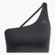 adidas Optime Workout Rib One-Shoulder-BH mit leichtem Halt Schwarz 156199 1