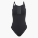 adidas Iconisea Ribbed Padded Badeanzug, dünne Träger Braun 156255 1
