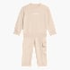 adidas Essentials Kids Jogginganzug Beige 156401 1