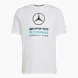 adidas Mercedes-AMG PETRONAS FORMULA 1 TEAM DNA GRAFIK T-SHIRT Weiß 157291 1