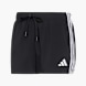 adidas 3-STREIFEN BADESHORTS, 3 ZOLL Schwarz 169523 1