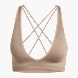 adidas Workout Essentials Knit Light Support BH Braun 157367 1