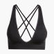adidas Workout Essentials Knit Light Support BH Schwarz 157368 1