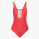 adidas 3-Streifen V-Back Badeanzug Rot 168865 1