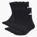 adidas ESSENTIALS CREW SOCK, GEDÄMPFT, 10 PARA Schwarz 156718 1