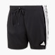adidas 3-Streifen Badeshorts Schwarz 168705 1