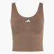 adidas 3-Streifen Studio All Me Tanktop, leicht stützend Braun 169469 1