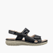 Rieker Damen Riemchensandalen Schwarz 137206 1