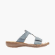 Rieker Damen Pantoletten Blau 137232 1