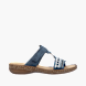Rieker Damen Pantoletten Blau 137262 1