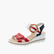 Rieker Damen Keilsandaletten Rot 137340 1