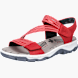 Rieker Damen Trekkingsandalen Rot 143654 1