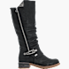 Rieker Damen Hochschaftstiefel Schwarz 143774 1