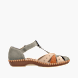 Rieker Damen Sandalen Grün 136091 1