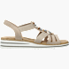 Rieker Damen Keilsandaletten Beige 141946 1