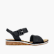 Rieker Damen Keilsandaletten Schwarz 136434 1