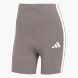 adidas Essentials 3-Streifen High Waisted kurze Leggings Grau 132592 1