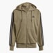 adidas Essentials 3-Streifen French Terry Kapuzenjacke Grün 132450 1