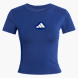 adidas Essentials 3-Streifen Slim Baby T-Shirt Blau 142765 1
