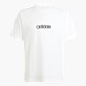 adidas Essentials Linear Single Jersey T-Shirt Weiß 132286 1