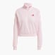 adidas Essentials Color Pop French Terry Crop Quarter-Zip Originals Jacke Pink 142831 1