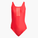 adidas 3-Streifen V-Back Badeanzug Rot 142700 1