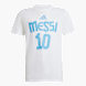 adidas Messi Name and Number Graphic Kids T-Shirt Weiß 132380 1