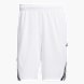 adidas Legends 3-Streifen Basketball Shorts Weiß 132180 1