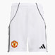 adidas Manchester United 25/26 Heimshorts Kinder Weiß 142458 1