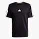 adidas Essentials 3-Streifen Single Jersey T-Shirt Schwarz 131994 1