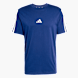adidas Essentials 3-Streifen Single Jersey T-Shirt Blau 141420 1