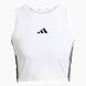 adidas ESSENTIALS 3-STREIFEN GEPOLSTERTES TANKTOP Weiß 156409 1