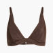 adidas Iconisea Ribbed Padded Triangle Bikini Top Braun 156253 1