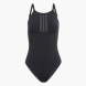 adidas Iconisea Ribbed Padded Badeanzug, dünne Träger Braun 156255 1