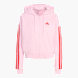 adidas Essentials 3-Streifen French Terry Kapuzenjacke Pink 156469 1