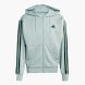 adidas Essentials 3-Streifen French Terry Kapuzenjacke Grün 156440 1