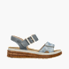 Rieker Damen Keilsandaletten Blau 137256 1