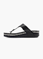 Catwalk Chancla de dedo Negro 26429 2