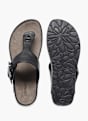 Catwalk Chancla de dedo Negro 26429 3