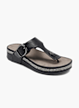 Catwalk Chancla de dedo Negro 26429 6