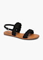 Graceland Sandalias Negro 4022 6