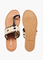 Graceland Chancla de dedo Beige 557 3