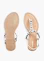 Graceland Сандали между пръстите Сребрист 2231 3
