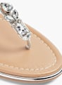 Graceland Toe post sandal Silver 2231 5