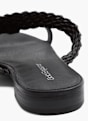 Graceland Flache Pantolette Schwarz 20586 4