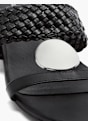 Graceland Flache Pantolette Schwarz 20586 5