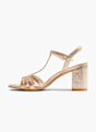 Graceland Heeled sandal Gold 5095 2